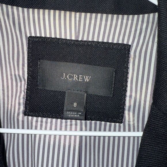J.crew Parke Wool Blend Blazer In Black - 8 - Picture 7 of 9